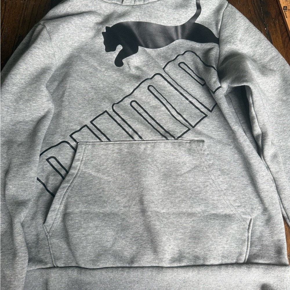 PUMA Men's Gray Hoodie S‎